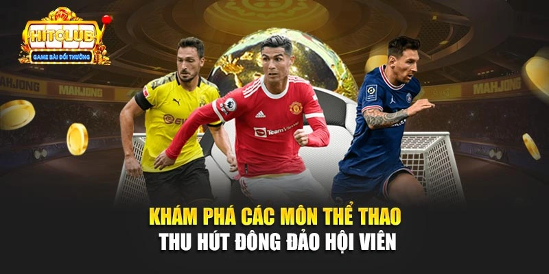 Khám phá các môn thể thao thu hút đông đảo hội viên